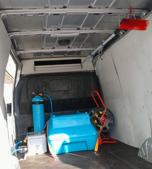 purefast waterfed pole pure water window cleaning van kit